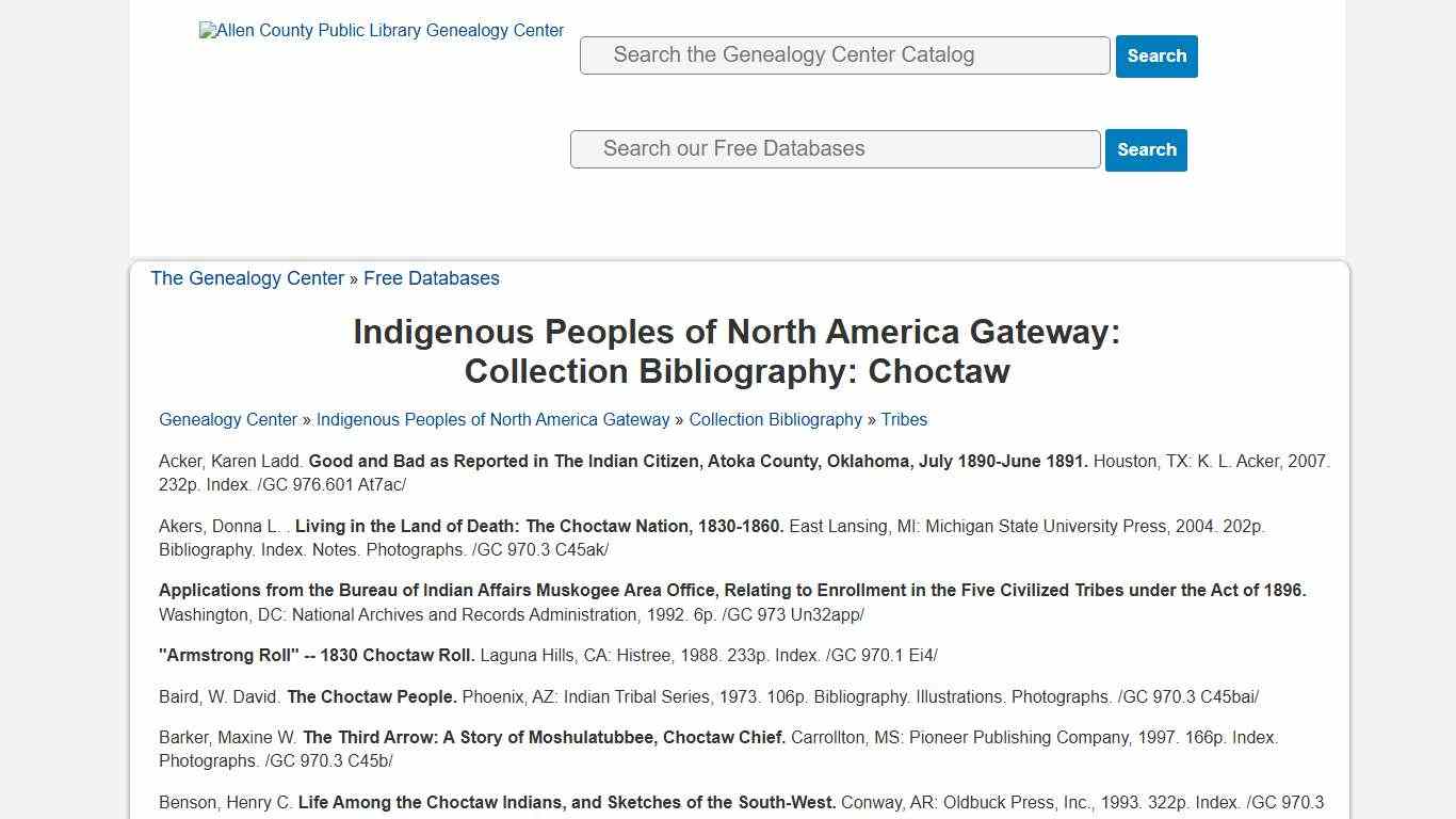 - ACPL Genealogy Center